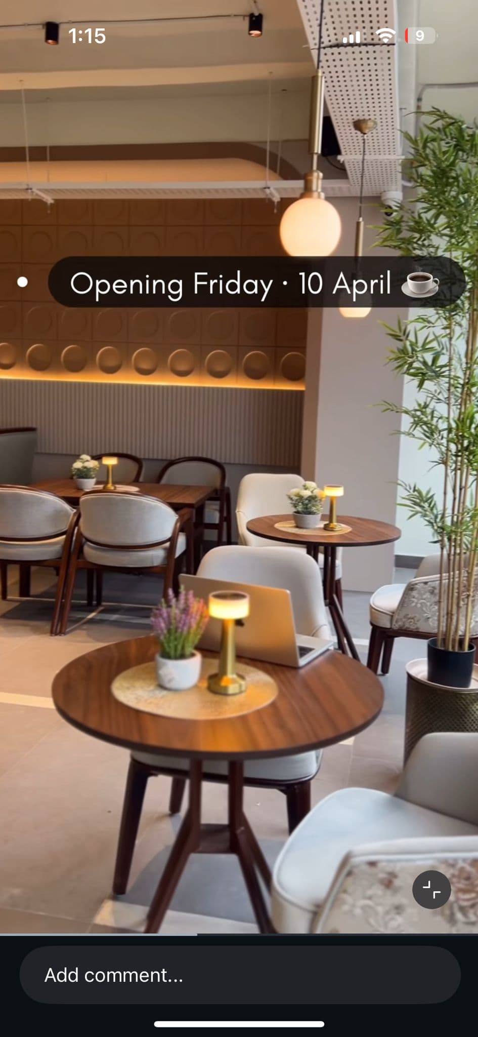 Brooks Café interior ambiance